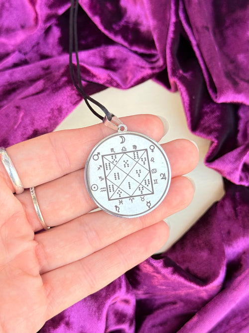 Astrological Talisman Pendant / Pendant Talismán Astrológico