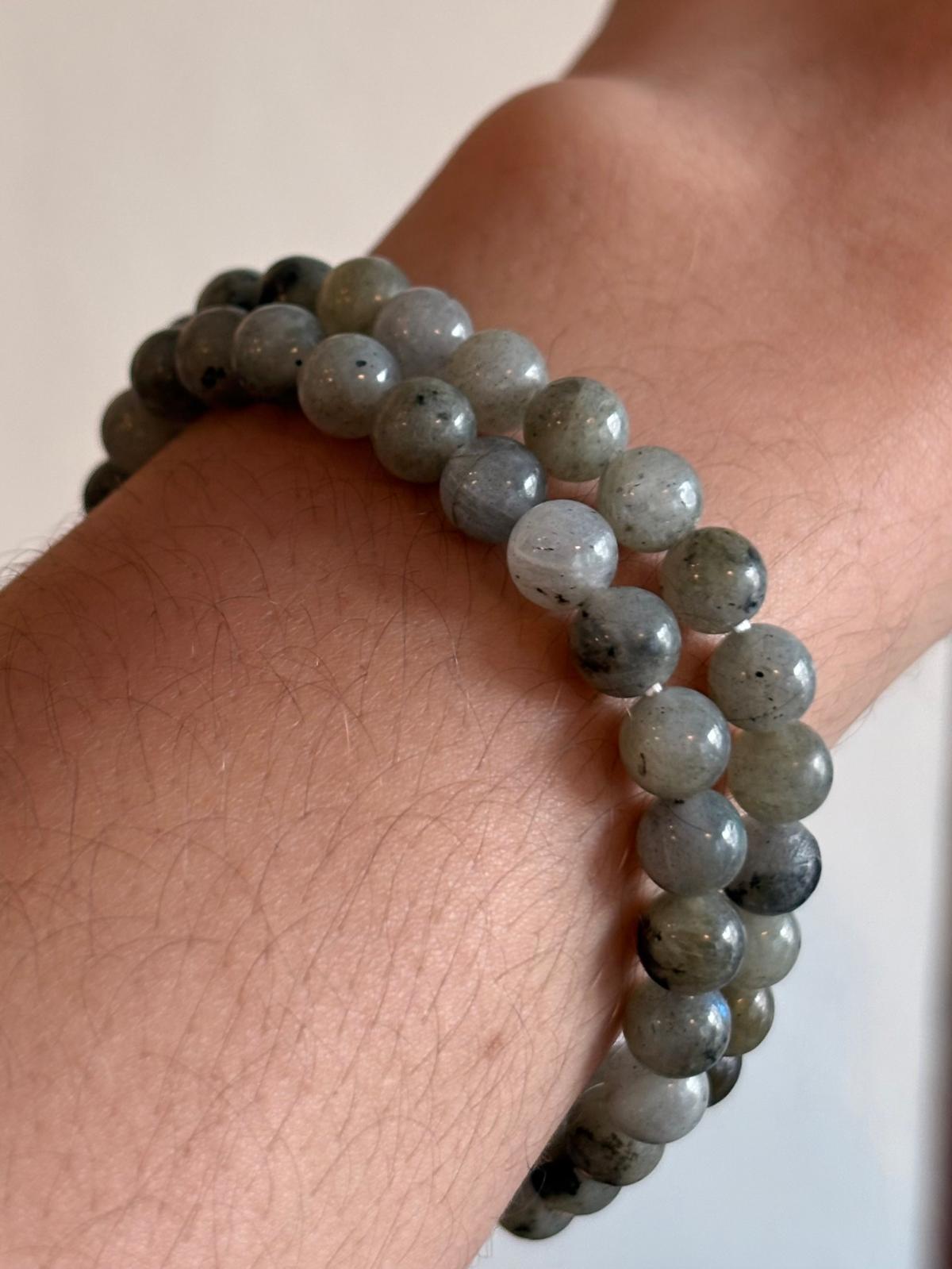 Brazalete-pulsera  de Labradorita 6mm / 6mm Labradorite Bracelet