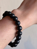 Brazalete-Pusera shungite 10mm/shungite bracelet 10mm