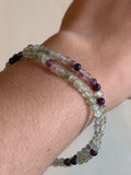 Brazalete-pulsera de Fluorita 4mm / 4mm Fluorite Bracelet