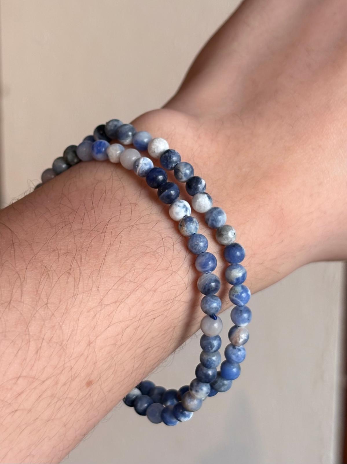 Brazalete-Pulsera Sodalite 4mm/ Sodalite bracelet 4mm