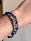 Brazalete-Pulsera Dumortierita 4mm/Dumortierite braccelet 4mm