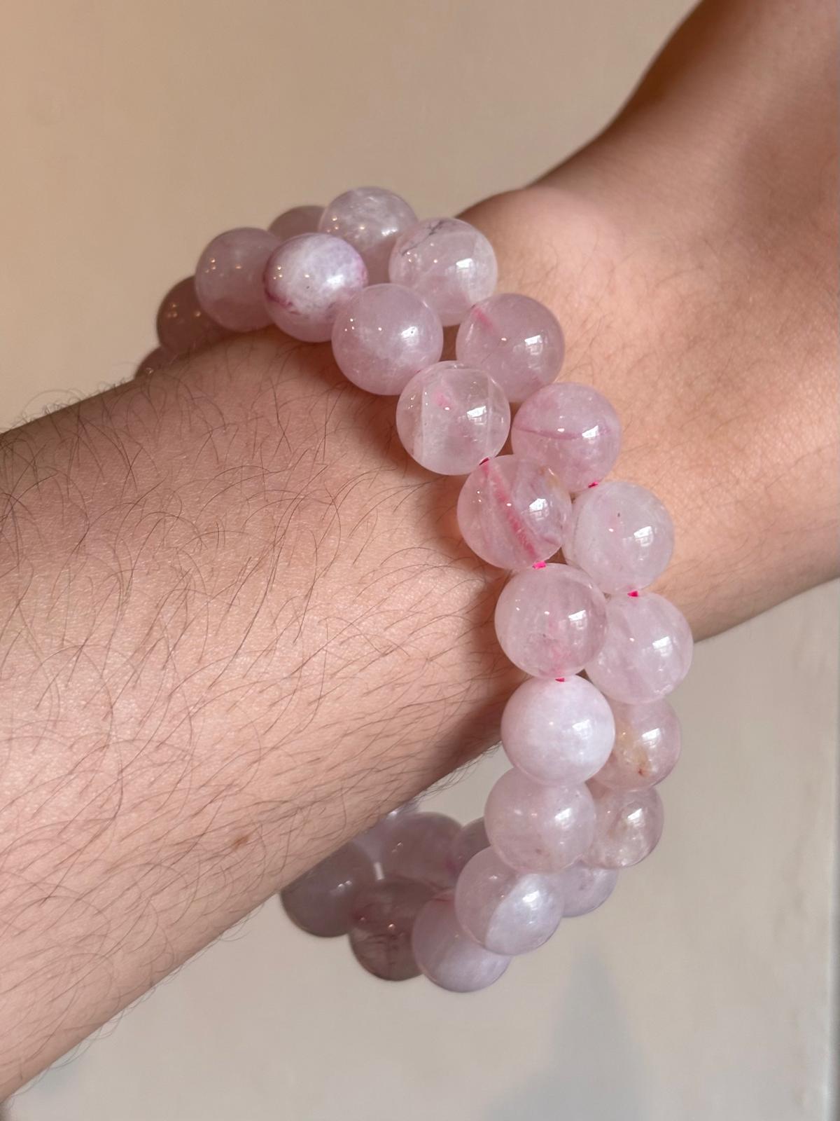 Brazalete cuarzo rosado 8mm/Rose Quartz brecelet 8mm