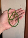 Collar de Swarovski verde/Green Swarovski necklace