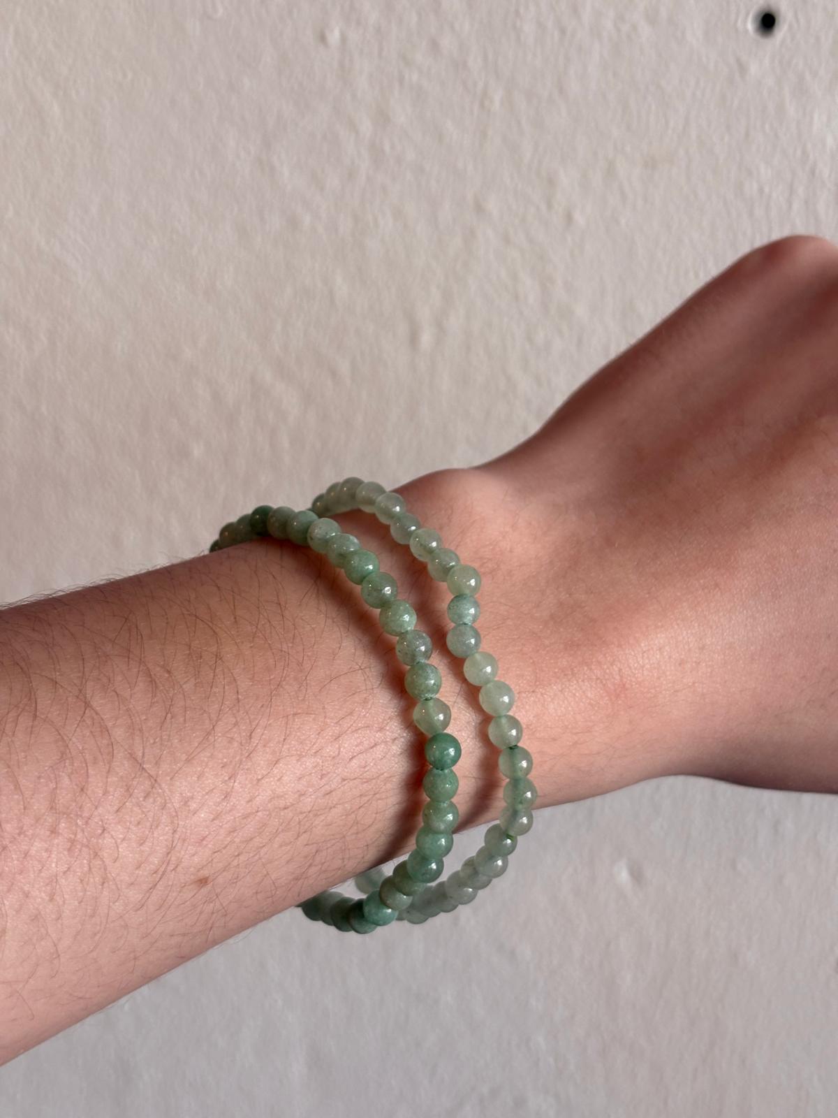 Brazalete-pulsera aventurina 4mm/aventurine bracelet 4mm